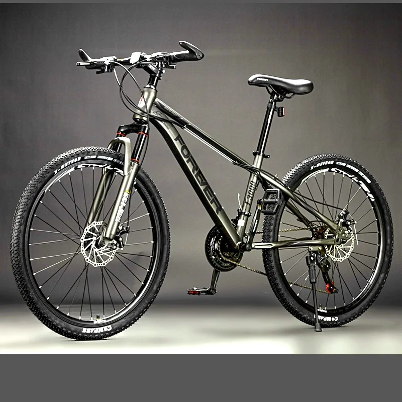 Shanghai permanent brand manufacturers wholesale adult mountain bike teenagers 26 24 inch disc brake bicycle
