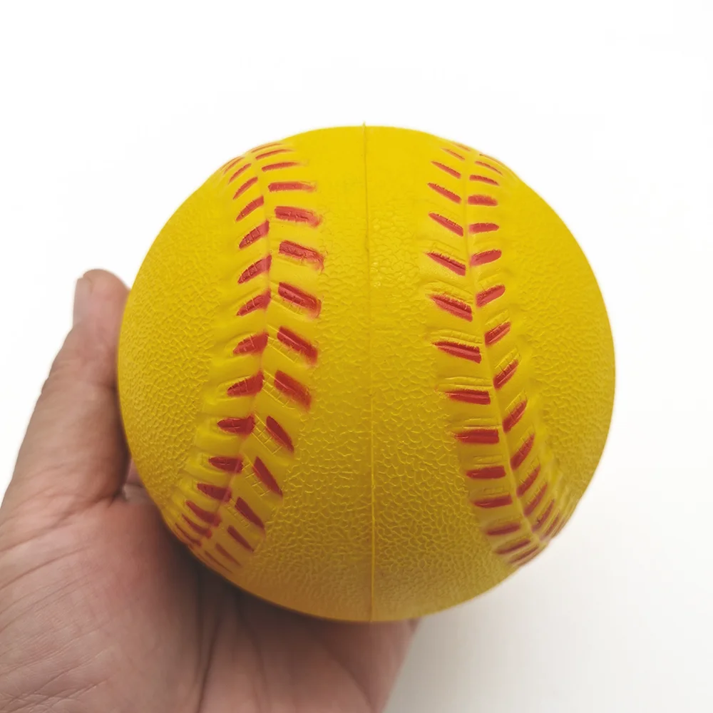 Custom Kids Baseball Base Ball Practice Training Softball balls Child Sports Team Game PU sponge foam ball for children playing