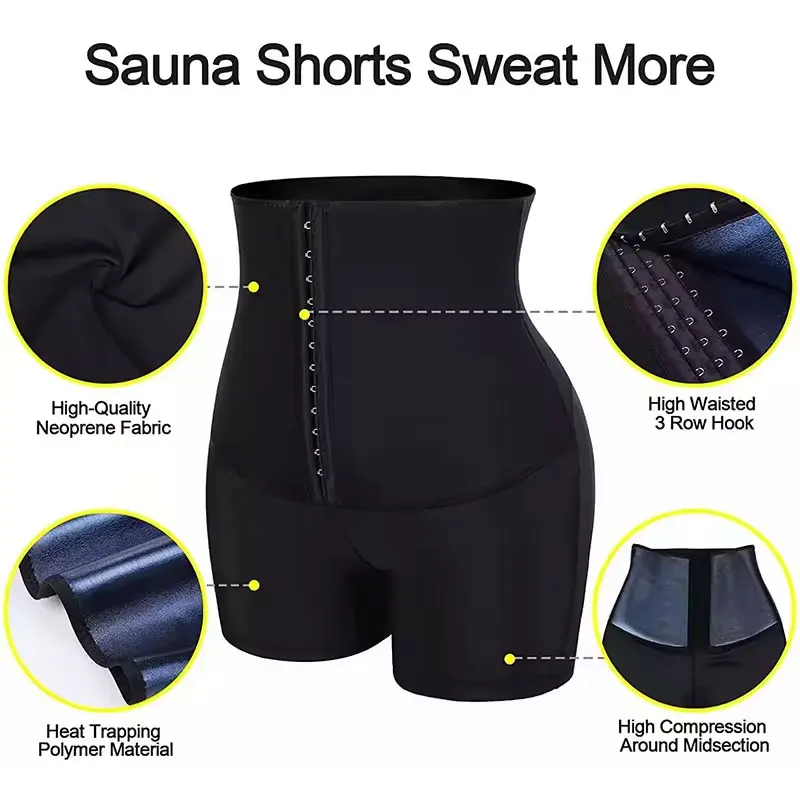 Custom Neoprene Sweating Pants Fitness Lose Weight Leggings Waist Trainer Corset Body Shapewear For Women
