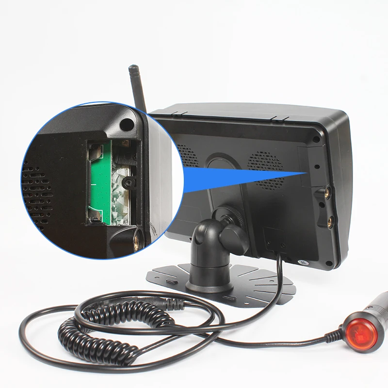 TYTXRVOEM Best Quality RV Camper Motorhome Part 7inch 36V Wireless Rear Camera Wireless Reversing Image