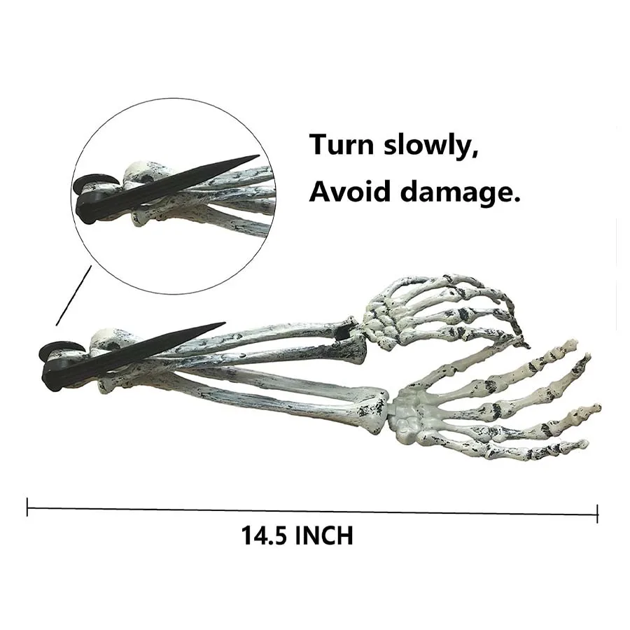 2024 Halloween Decorations Plastic Creepy Garden Animated Body Halloween Decoration Ghost  Halloween Human Mr Bones Skeleton