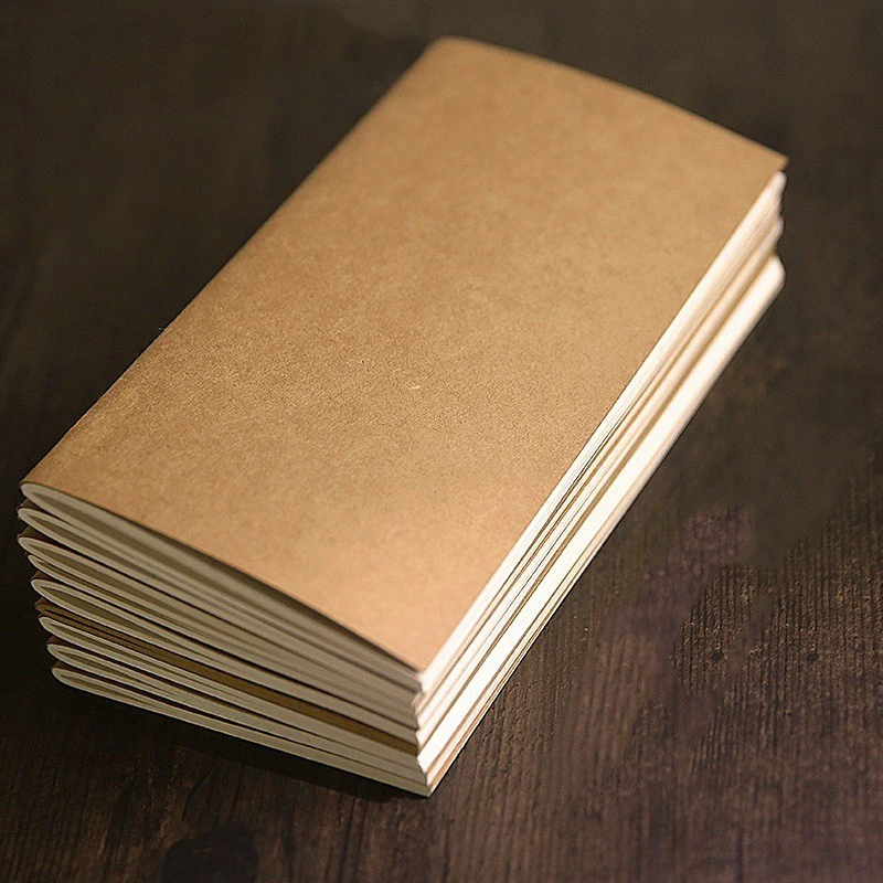 Standard Edition 21*11 travel notebook core travel diary notepad Kraft paper