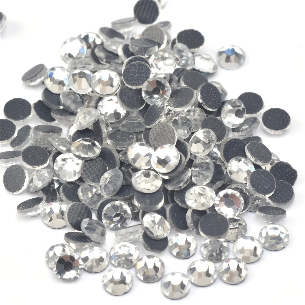 Wholesale High Quality Stone Glass Hot Fix Flatback 1440Pcs Dmc  Hotfix Rhinestonebulk ForGarment Clothing