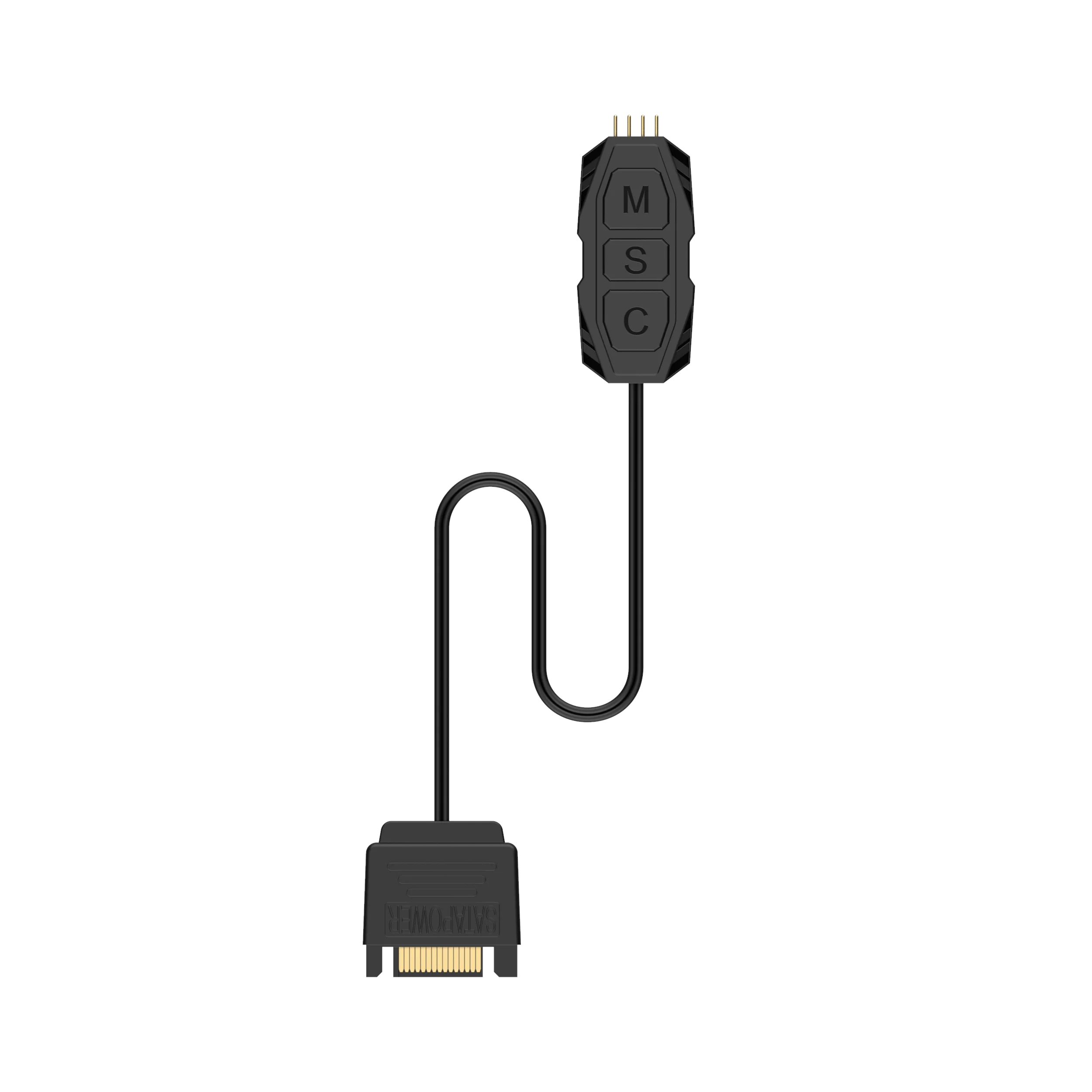 Mini 12V-4PIN RGB Controller lil heatstick chassis fan light LED Controller Computer fans RGB Lighting sync SATA