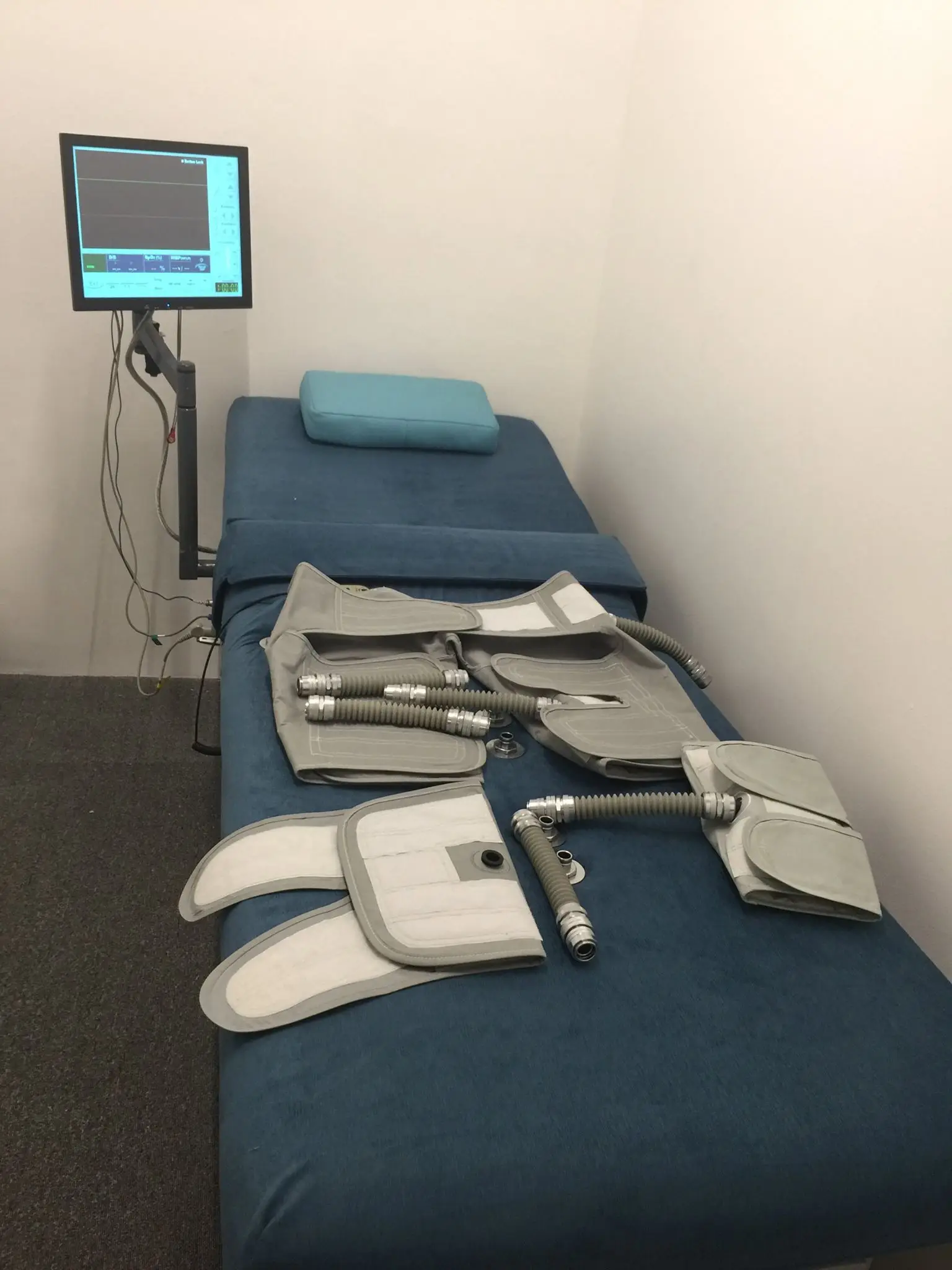 Highly effective MC3 enhanced external counter pulsation EECP heart therapy machine for Angina treatment