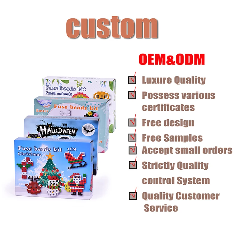 New Stock Arrival Diy Kids Ironing Beads Toys Educational Plastic 10mm Hama Fused Beads
