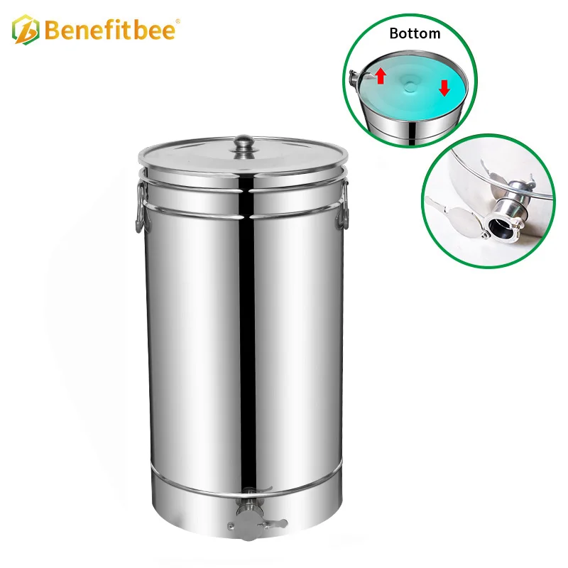 Honey Stocking Strainer Filtering Honey Storage Tank Stainless Steel Barrel