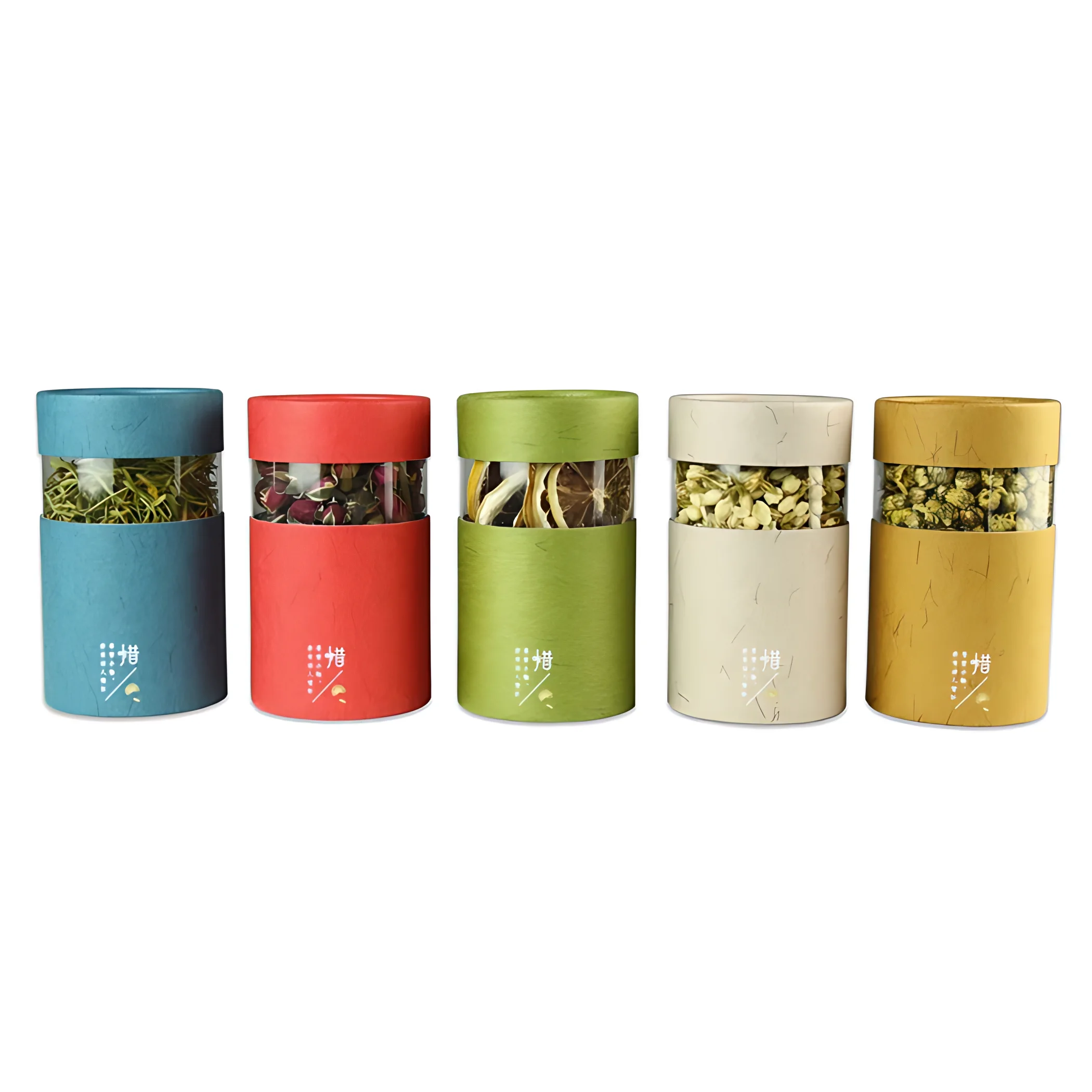 Recyclable Food Grade Paper Tube Cylinder Cardboard Box Can Oat Breakfast Food Paper Tube With Window