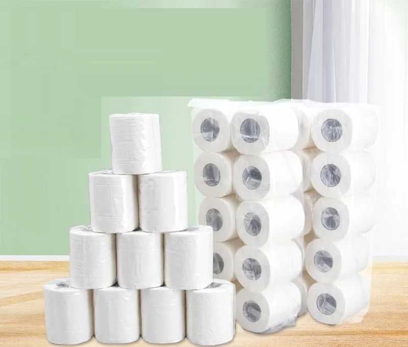 Manufacturer Eco-friendly Virgin Wood Pulp Commercial White Jumbo Toilet Tissue Paper Roll For Home