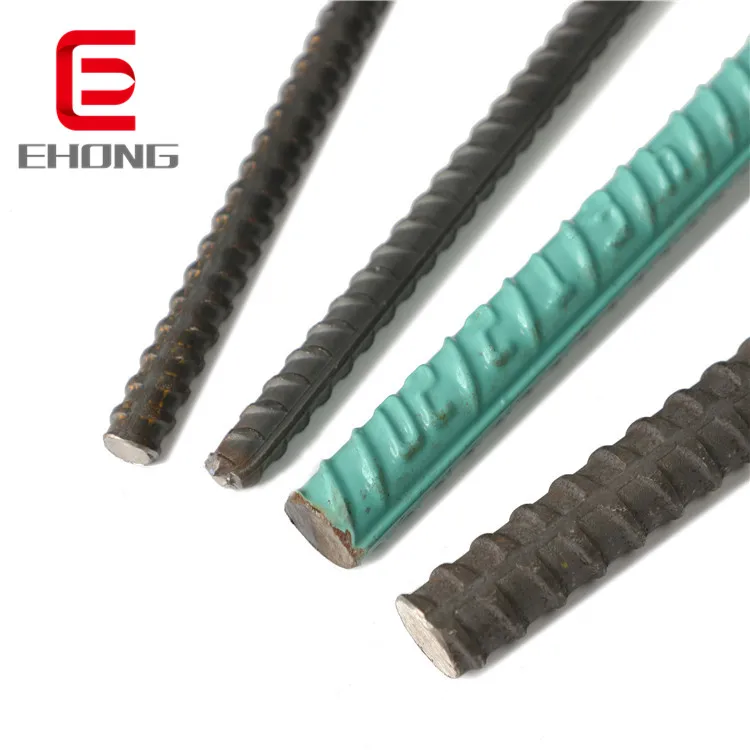 Ss400 S355 Hrb335 Hrb400 Hrb500 Hot Rolled Steel Rebar Iron Deformed Steel Bar Rod For Building Construction