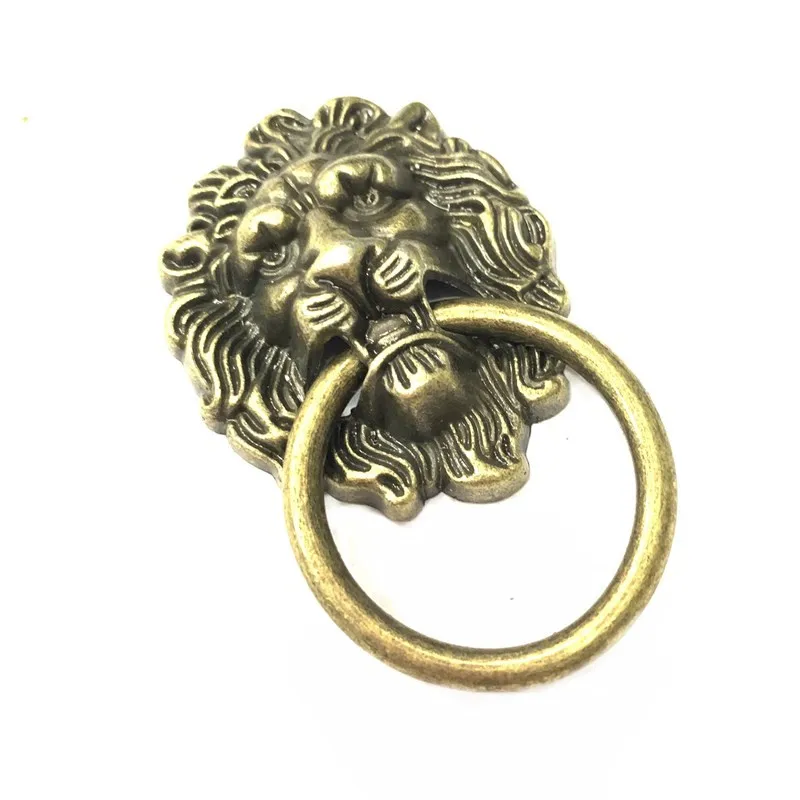 
Antique bronze zinc alloy lion design handle for furniture Cabinet handle 