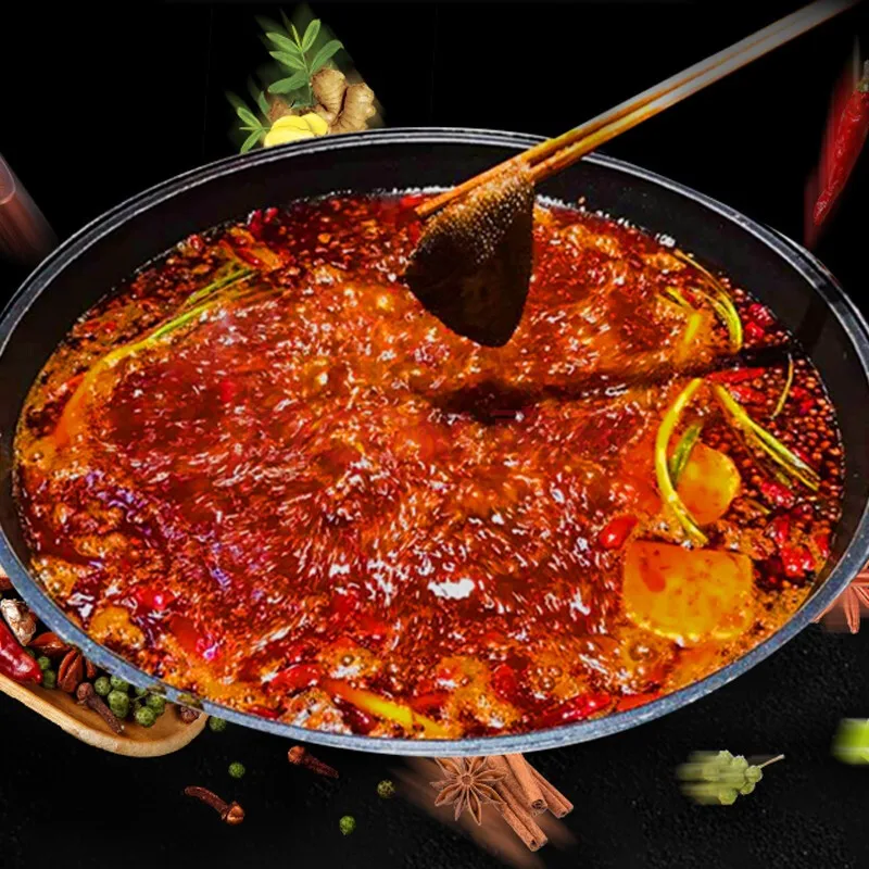 
Restaurant use Sichuan three tastes Hot Pot Soup Base for Hot Pot Franchise Restaurant 