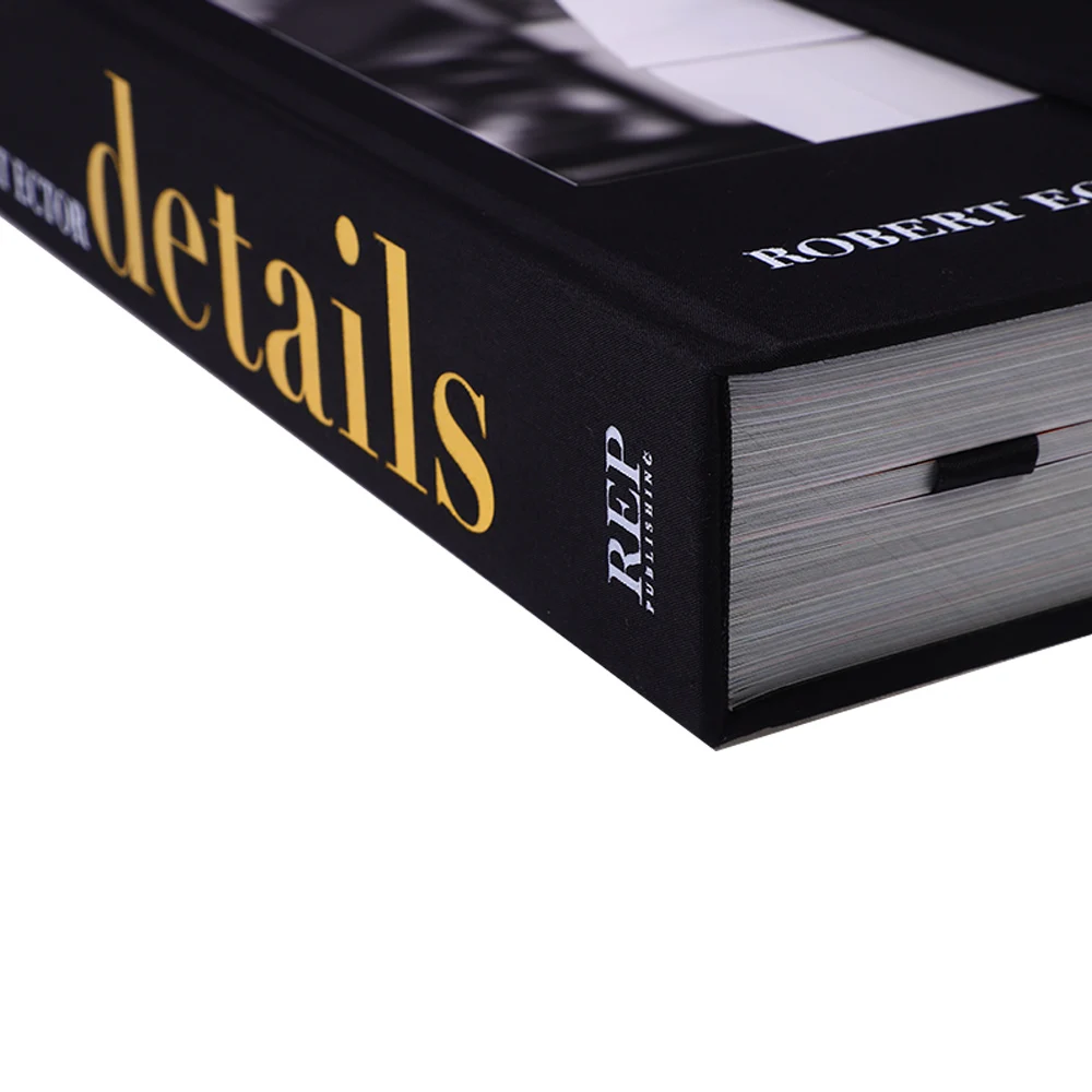 Small Run High Quality Custom Books Full Color Slipcase Gold Foil Stamping Hardcover Book Printing