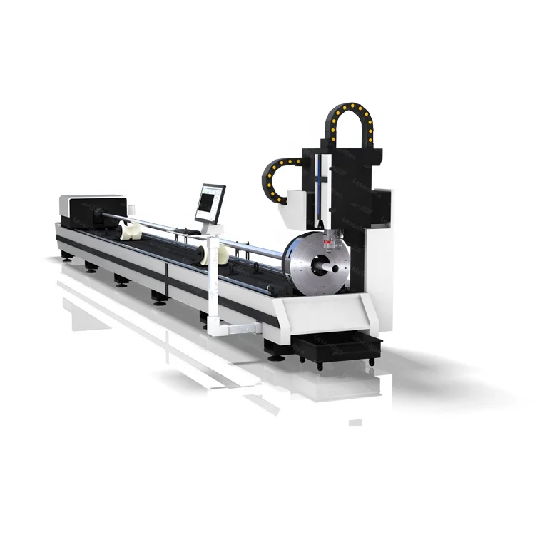 Fiber laser cutter with good price Round Square Pipe Tube laser cutting machine 6m/12m length 2000w 3000w
