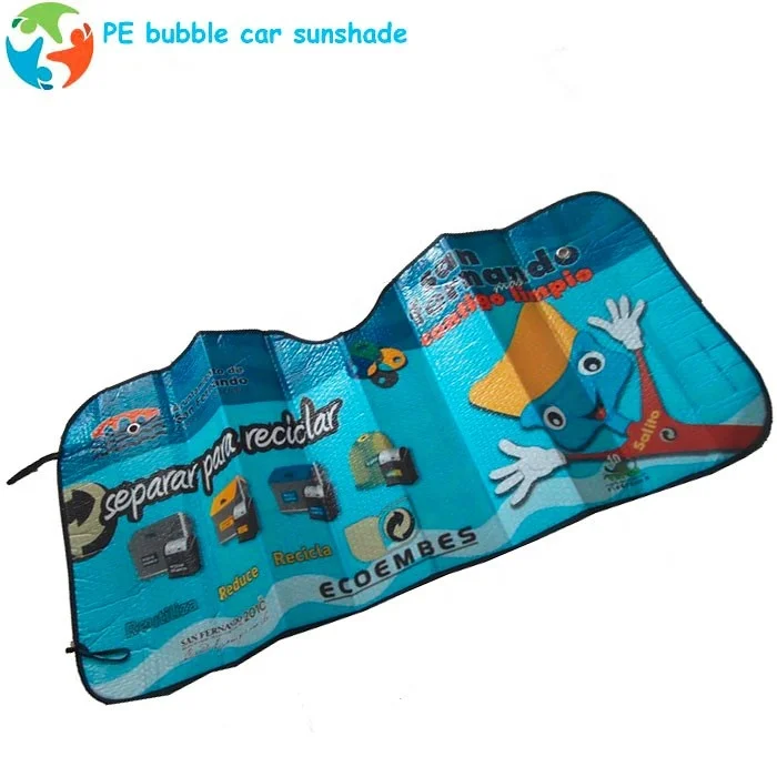 Solar parasol aluminum hot summer PE bubble sunshade car parking sunshade