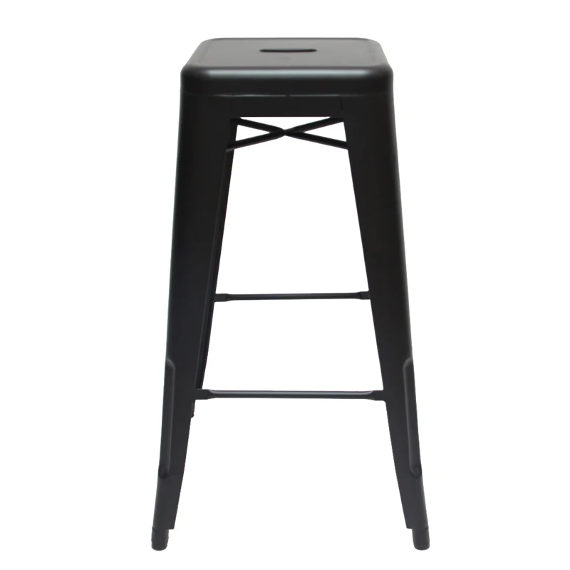 China industrial french style outdoor electroplate rose gold metal bar stool