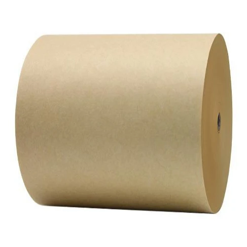 Environmental Friendly Gift Wrapping Paper 100% Recycled Packing Natural Brown Kraft Paper Roll