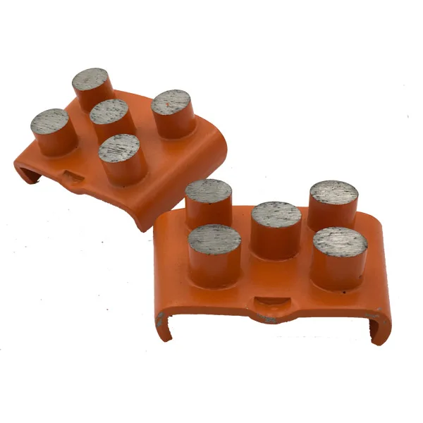 Quick replacement of HTC back cover diamond 30 grit concrete floor grinding shoes