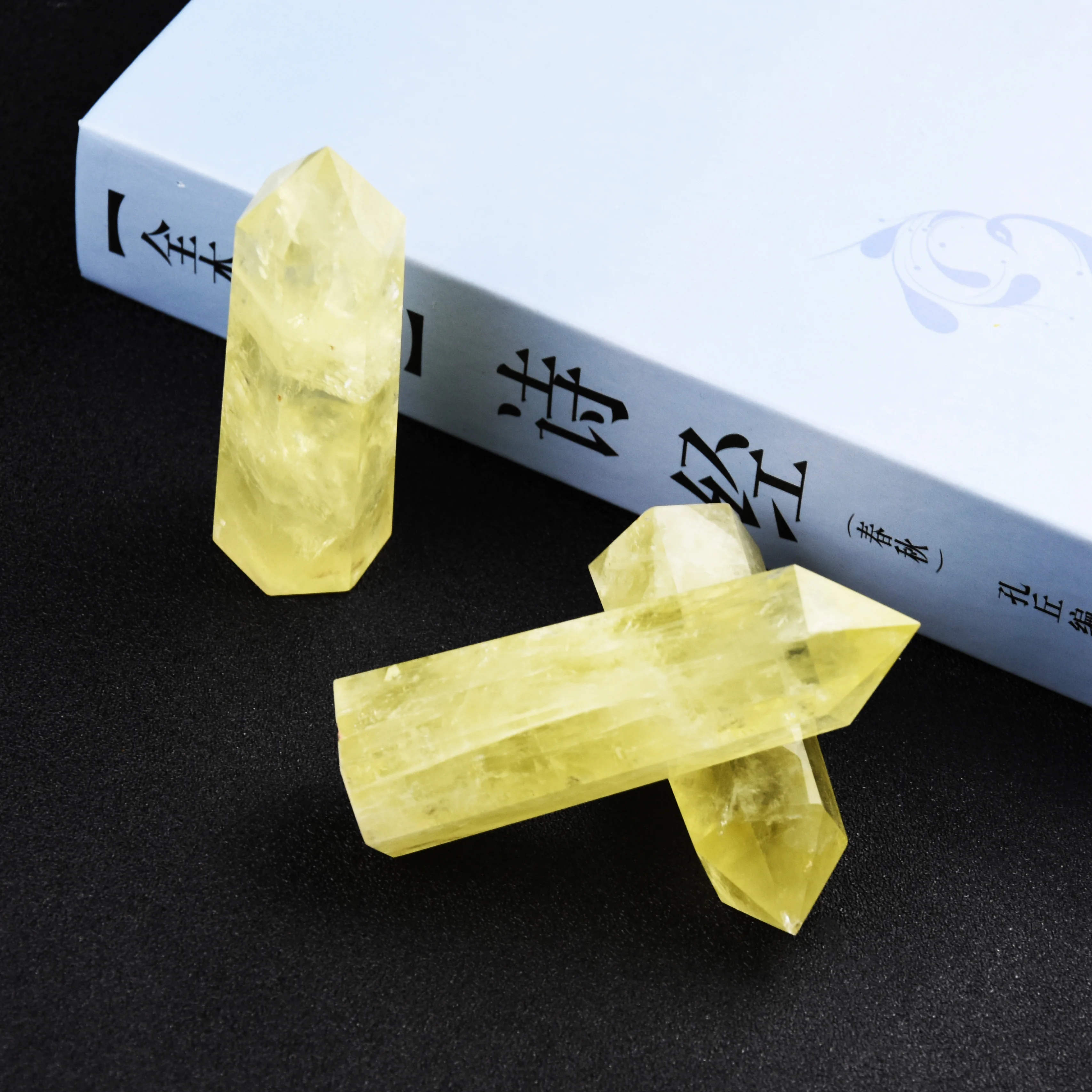 
High-quality Citrine quartz crystal towers citrine crystal wands points from china 