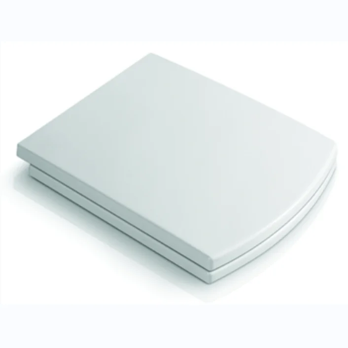 UK style one button and quick release pp square toilet seat