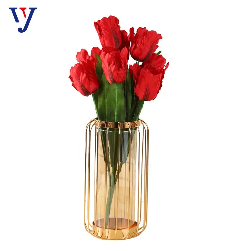 Vase candlestick ornaments gold table living room ornaments furniture decoration