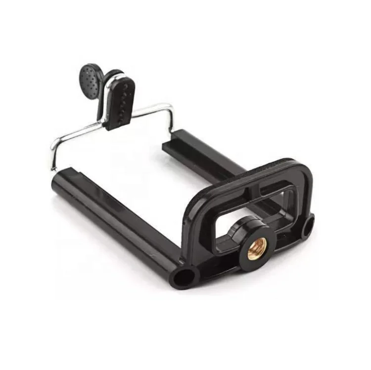 Универсальный U-образный держатель для смартфона, кронштейн для сотового телефона с стандартным отверстием 1/4 дюйма для селфи-палки, штатива