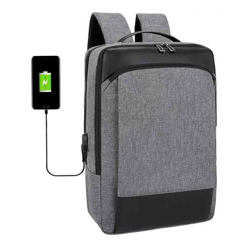 
New Fashion USB Charging Male Female Waterproof Durable Anti-Theft Men 15.6 inch Laptop Backpack 