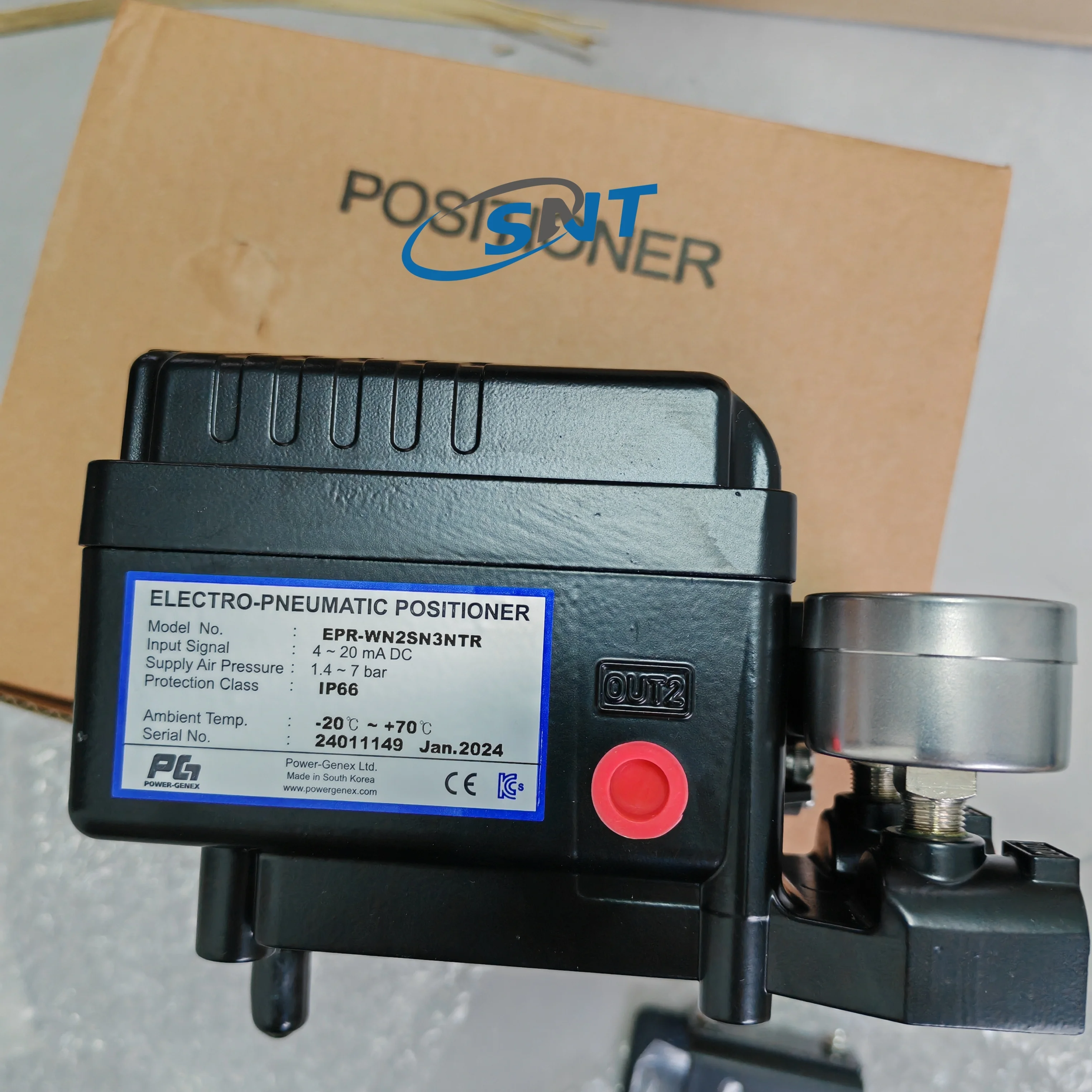 Original Korea Power Genex EPR 4-20MA Electro-Pneumatic Positioner PG EP positioner Rotary positioner EPR-WN2SN3NTR