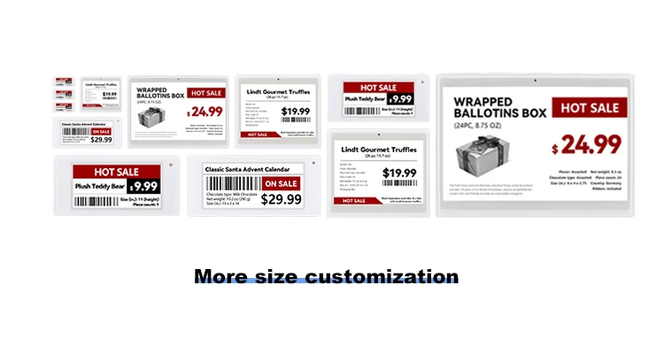 Eink price tag digital shelf label mini price tags supermarket digital price tags