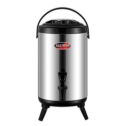 Wholesale commercial stainless steel insulation barrel insulation household double large capacity milk tea 304 milk tea store