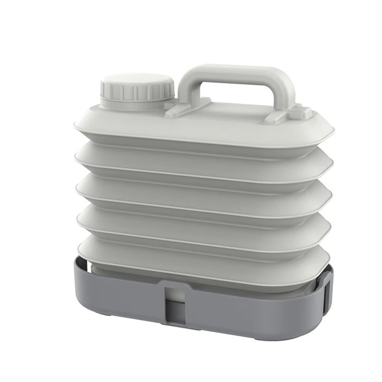 Portable Foldable Water Tank BPA Free ABS Plastic Water Carrier for Hiking Camping Picnic Travel BBQ