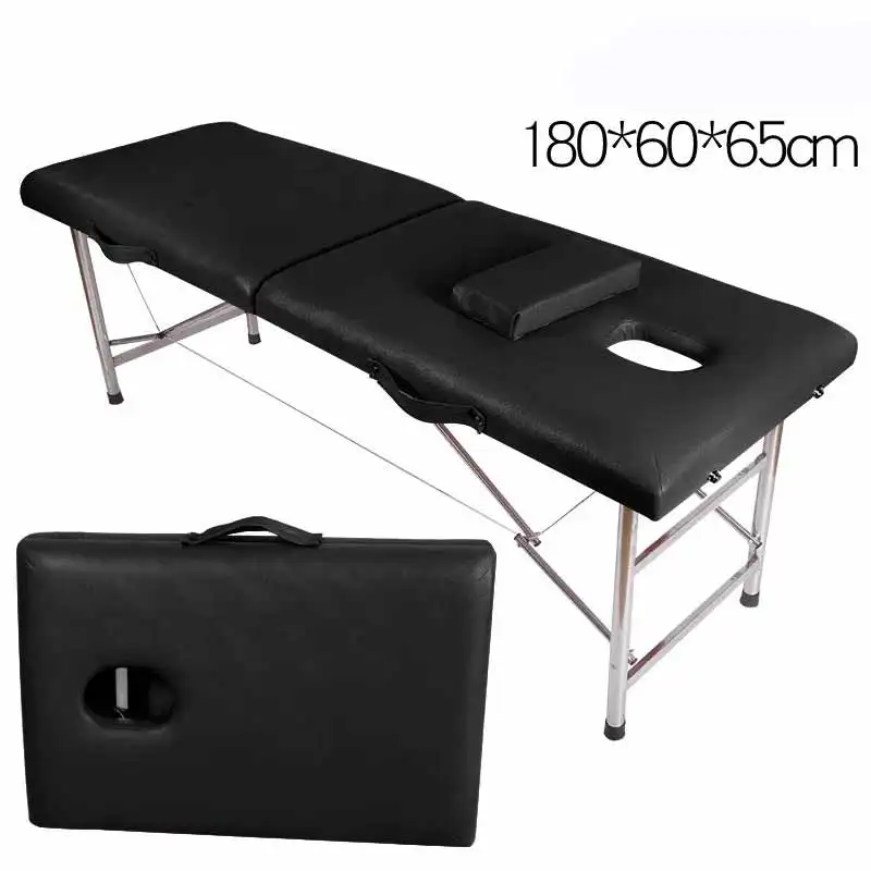 
Custom beauty massage bed portable folding stainless steel massage table 