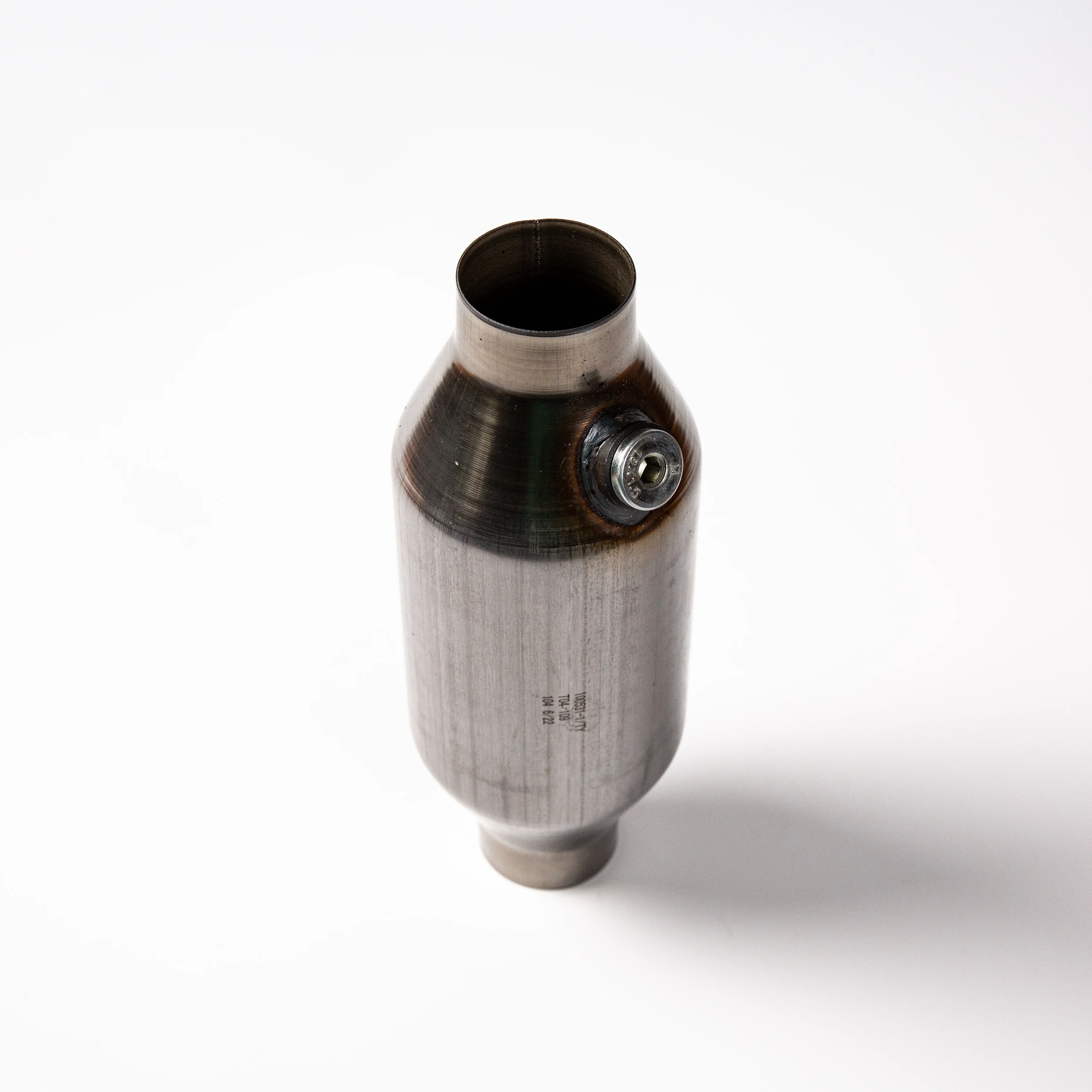 Auto catalyst three-core metal substrate catalyst 2.5 inch catalytic converter