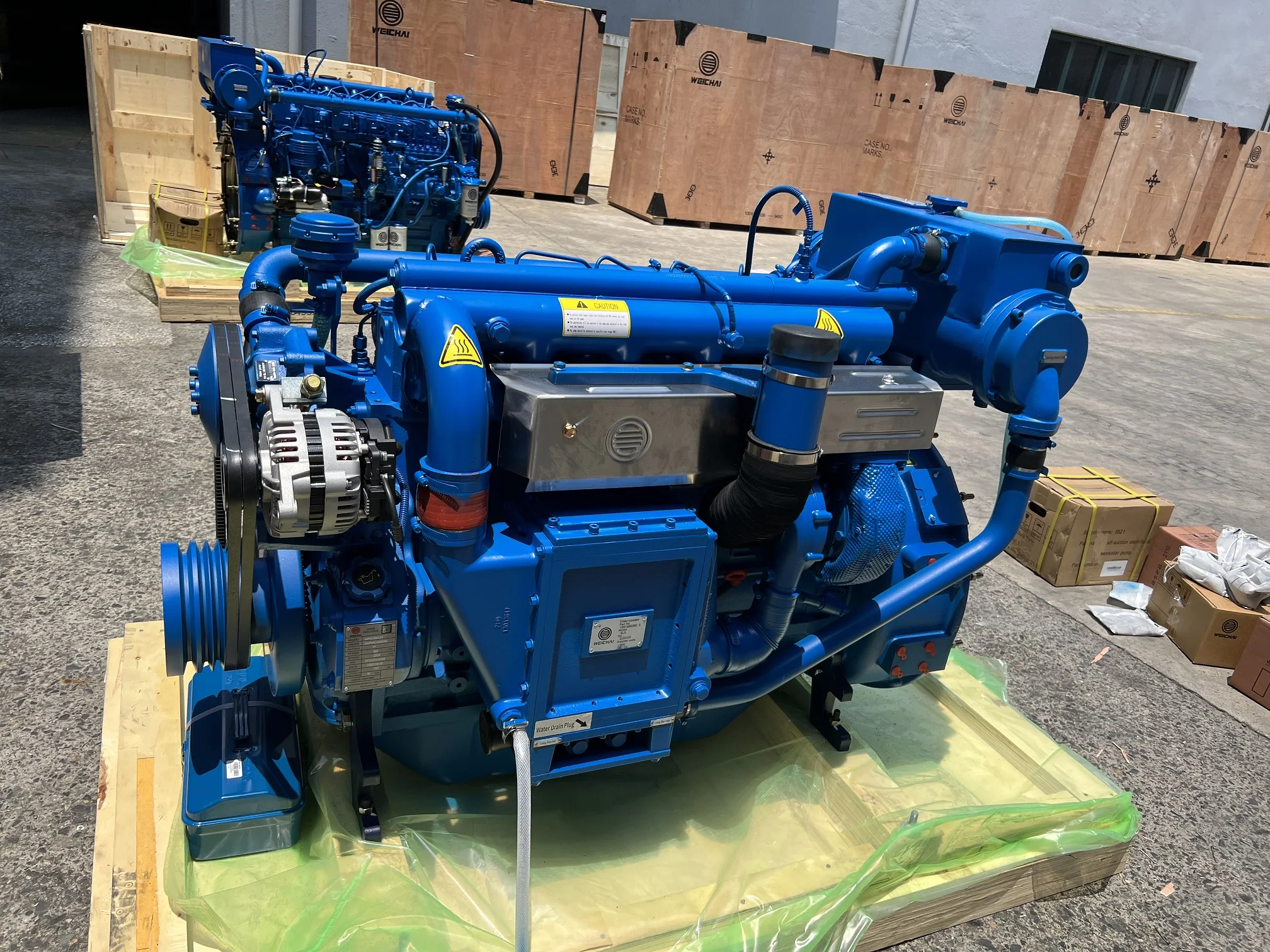 4 stroke in-lin 6 Cylinders turbocharged 168kw 2230rpm marine engine diesel boat engine WP6C250-23