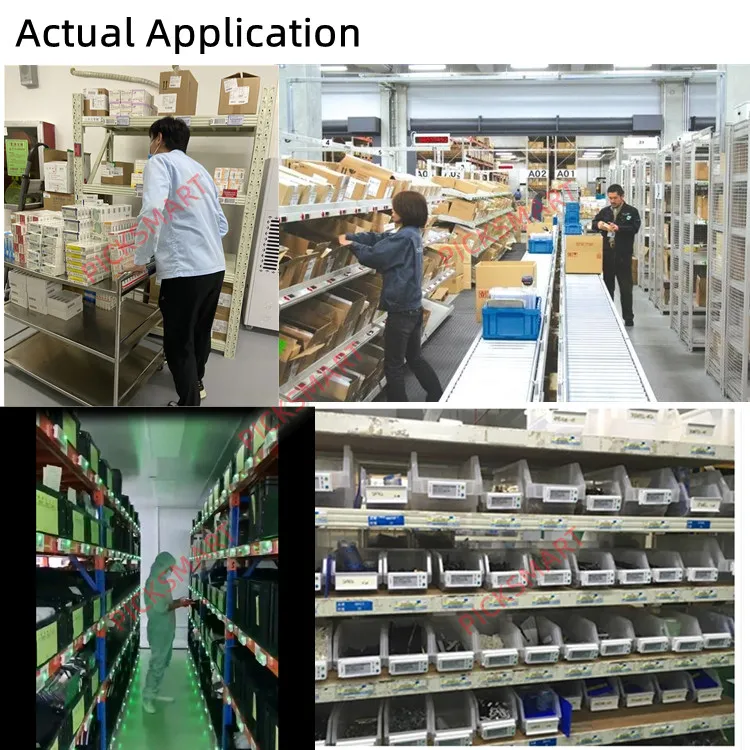 PICKSMART Colourful LED Lights Sort Pick System NO EINK SCREEN warehouse pick to light Electronic Rack Tag