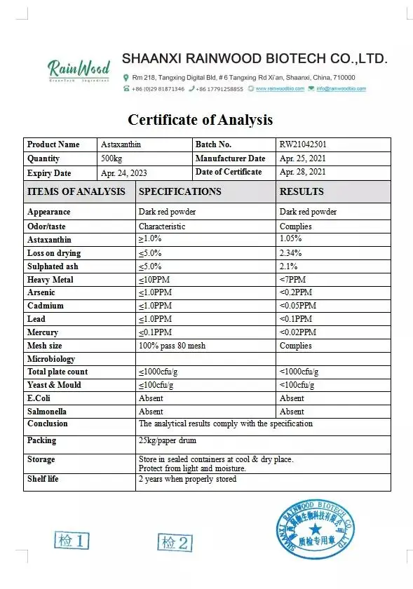 Bulk Pure Astaxanthin Astaxanthin 10% Astaxanthin