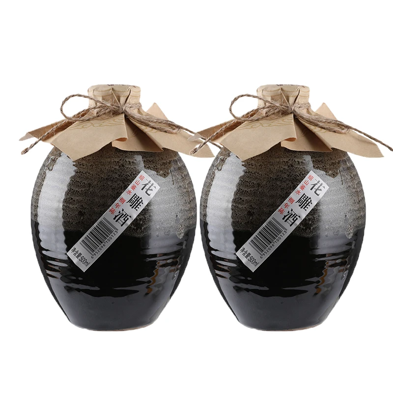 Chinese traditional Saualpe Jianshui flower carving rice wine 500ML * 6