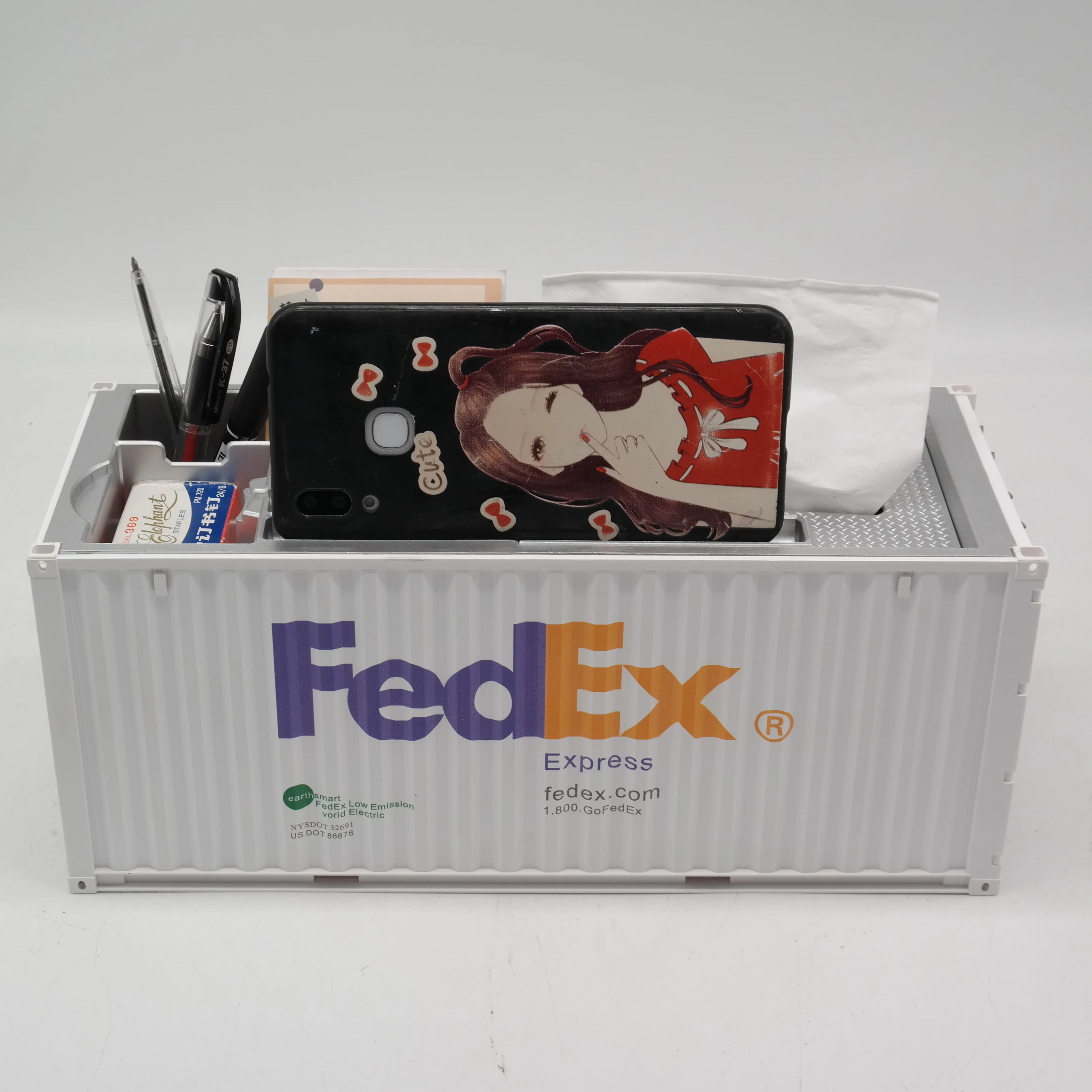 O.A.S Container Model Factory Scale1:20 Shipping Container Logistics FedEX Customized Storage Box Container Model