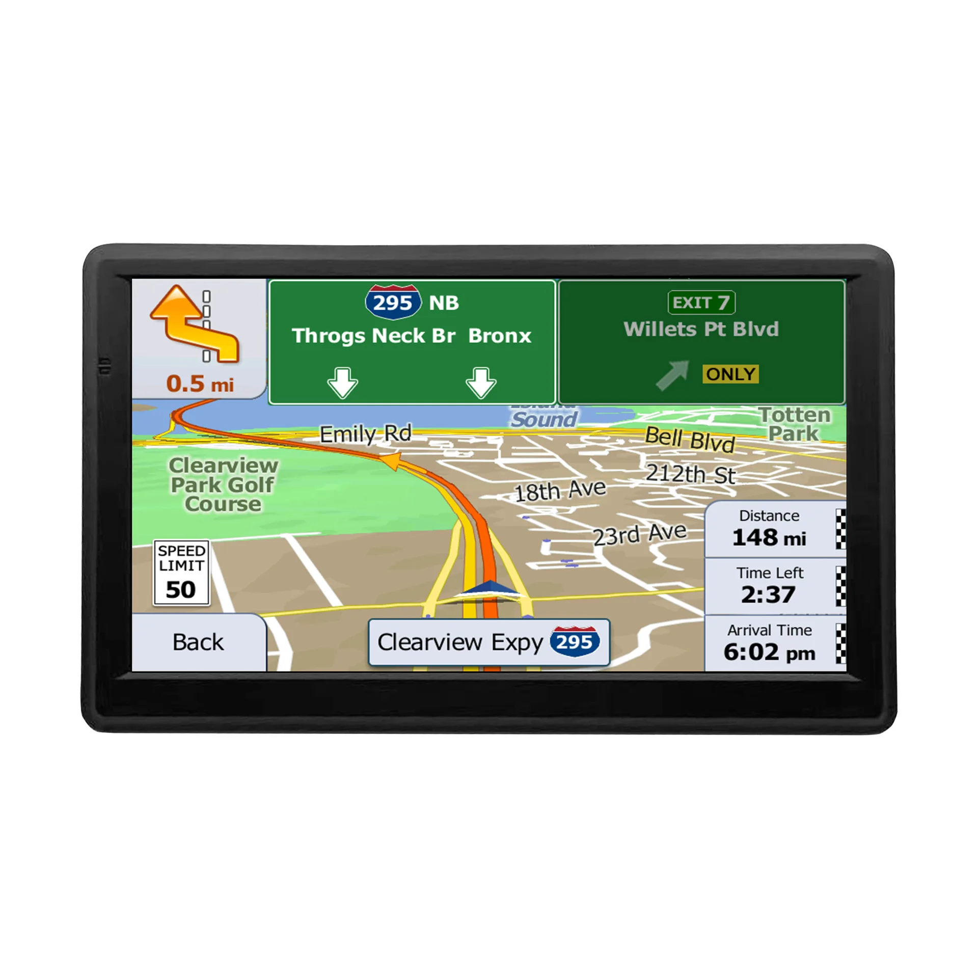 YOSOVLAMP  Portable car GPS navigation 5/7/9-inch high-definition car truck Europe UK UK exclusive