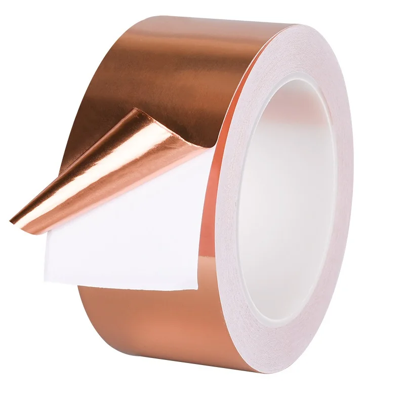 Factory Any Size Copper Foil Anti-bacterial Tape And EMI Shielding Tape Copper Foil Adhesive Tape