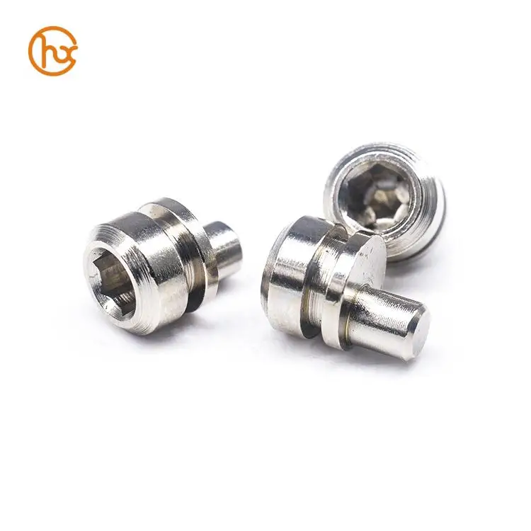 DGHX custom fastener cnc machining lathe parts stainless steel bolts without thread