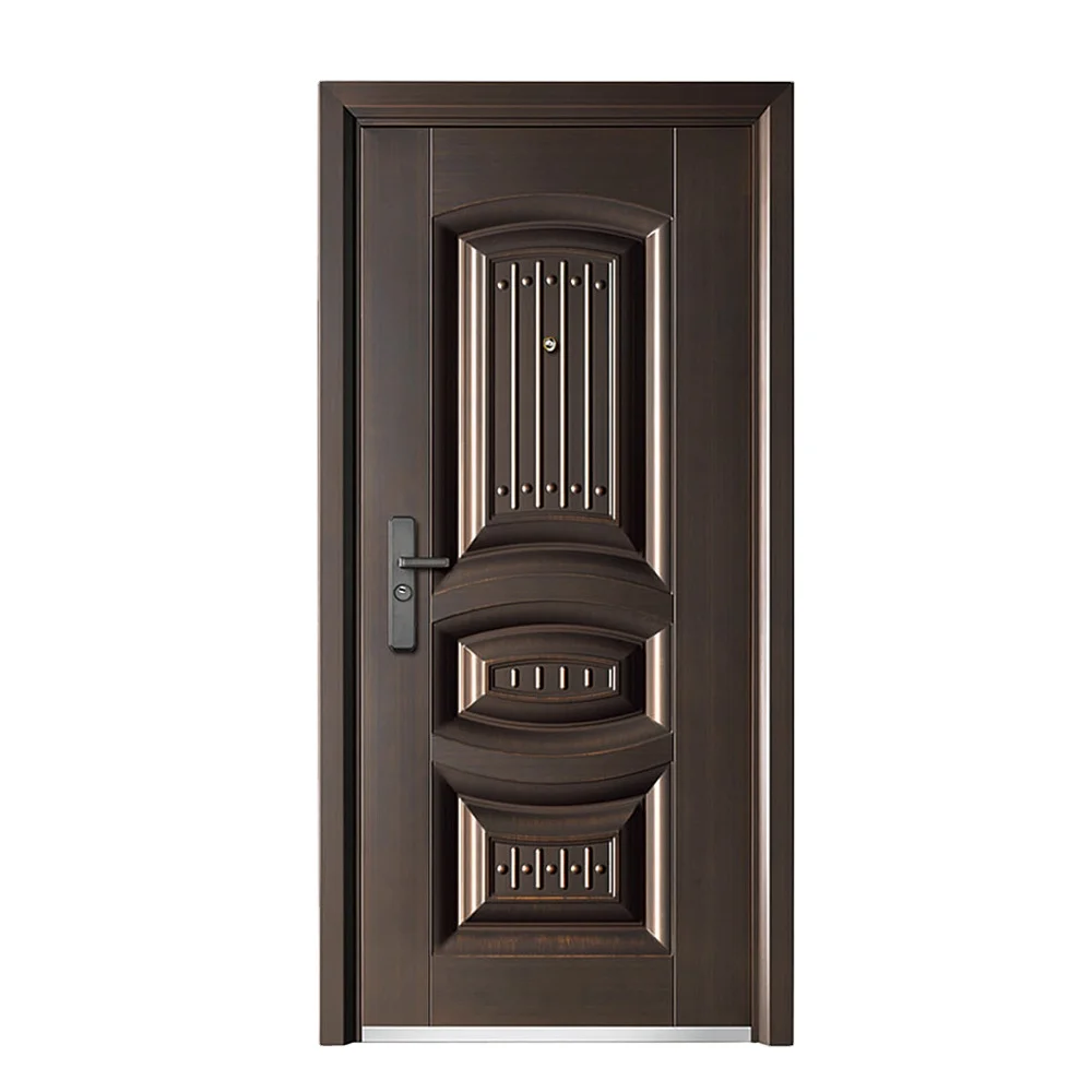 Socool modern steel door exterior for houses wrought iron doors
