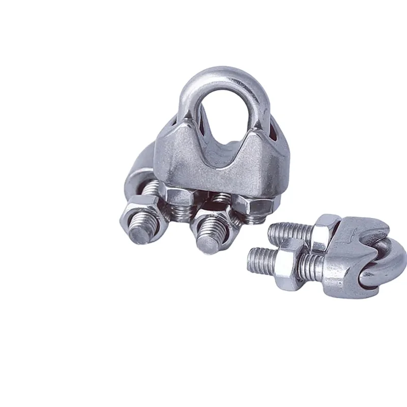 HLM Super supplier din741 ss steel rigging iron wire rope clips clamp clip
