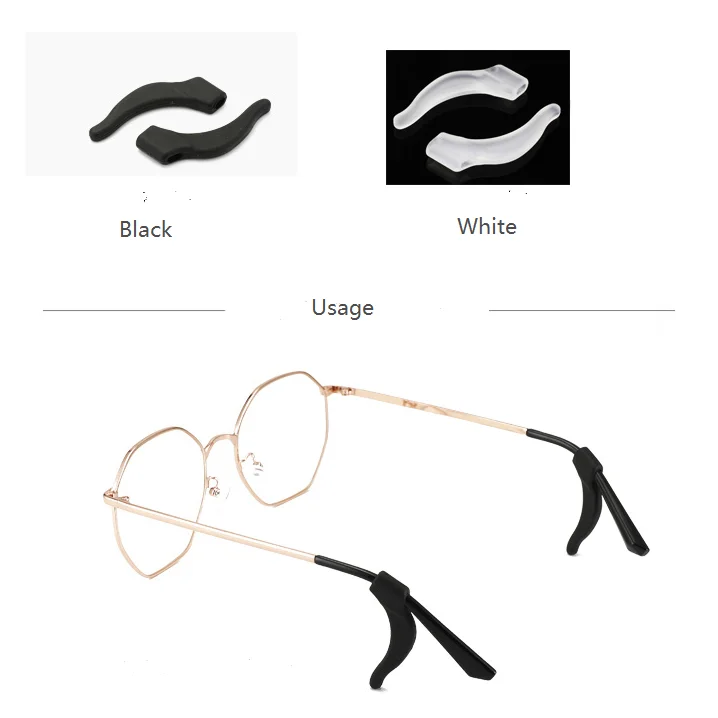 Аксессуары для очков силиконовый ушной крючок для очков