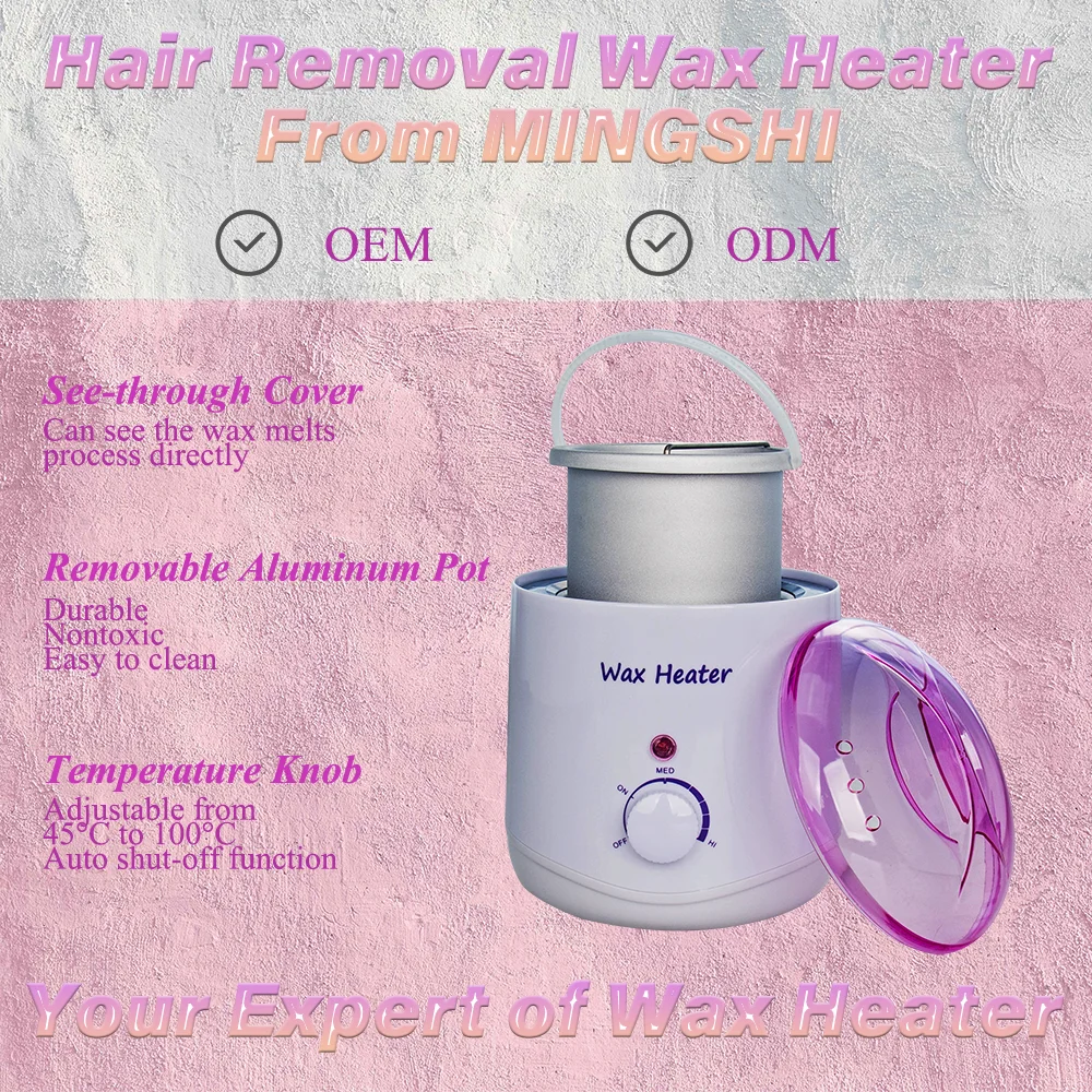 New Design Professional Natural Low Price Hair Removal Hard Wax Heater Beauty Device For Whole Body DIY at Home or Salons