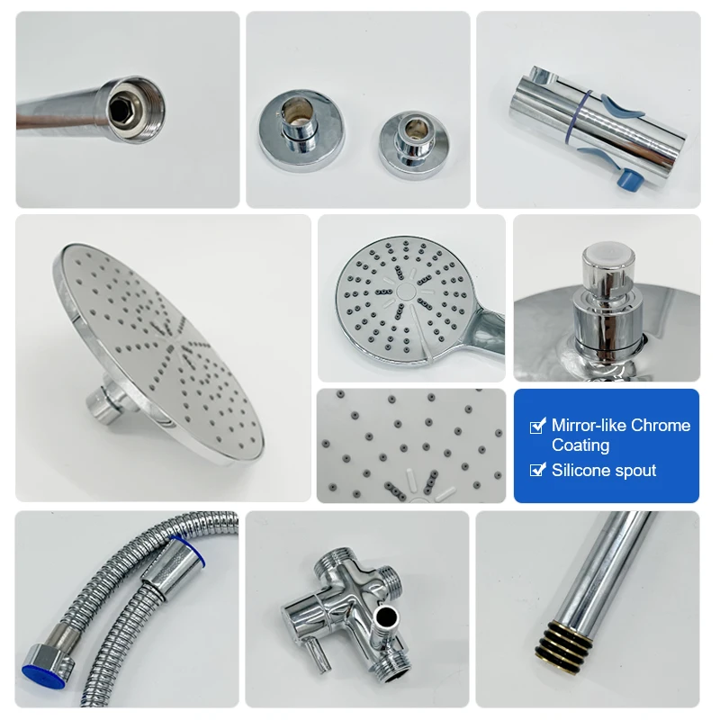 Factory cheap Price top shower two functions Stylish Luxury Shower Set house bathroom use easy installation