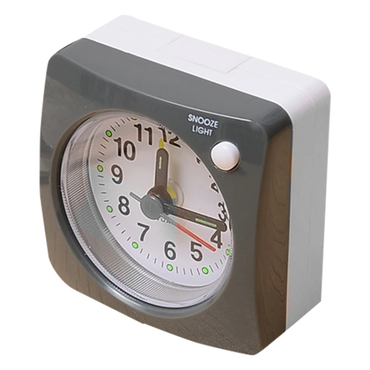 cheaper price Bedside Silent small Alarm Clock With Light