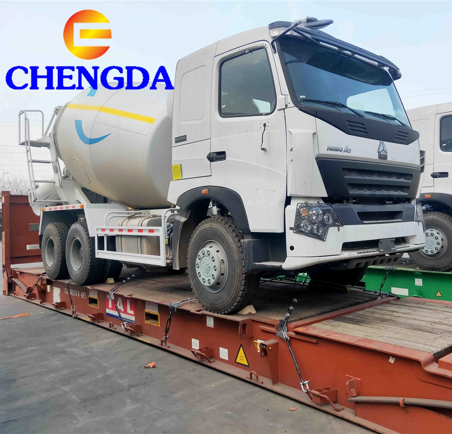 Used SINOTRUK  HOWO 10 Wheels Self loading 6CBM Concrete Machinery Engines Cement Machine Concrete Mixer Truck Prices