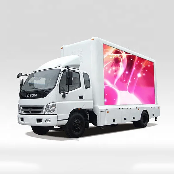 Outdoor Full Color video advertising P4mm Outdoor Truck Bus Car LED Screen Easy Installation LED display mobile truck