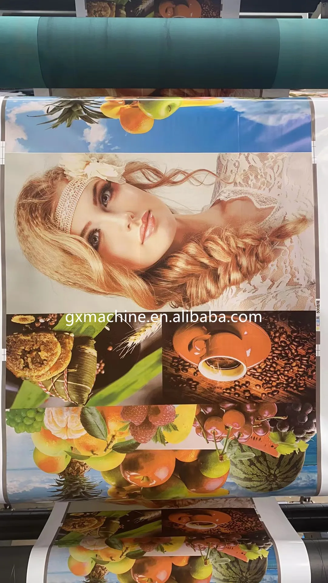 QIANGUO Economical central drum flexo printing machine for paper cup/CI flexo printing machine